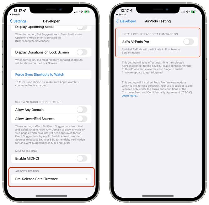 How to Install Apple's Beta Firmware on AirPods Pro