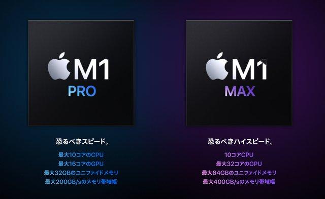  アップル、歴代最強スペックの新Macbook Pro。「M1 Pro/Max」チップ搭載／HDMIポートやMagSafeも復活