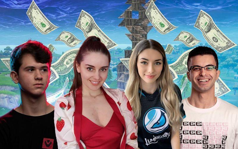 The richest Fortnite players from the Twitch data leak 