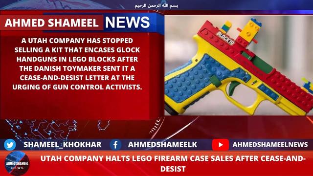 Utah company halts sales of Lego handgun case kits after cease and desist