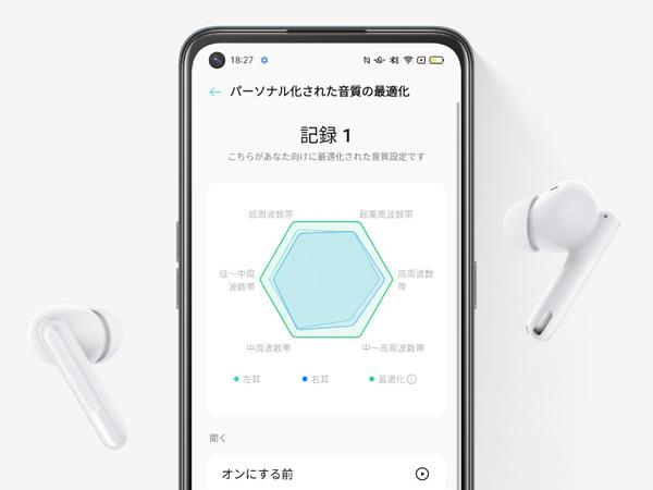 ASCII.jp OPPO、業界トップクラスとする最大42dBのノイキャン搭載の完全ワイヤレスイヤホン「OPPO Enco Free2」 