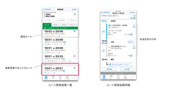 ASCII.jp 乗換NAVITIME、「各駅停車でゆっくりルート」提供開始 