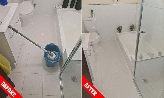 Mum reveals the products she used to make her grout look like new