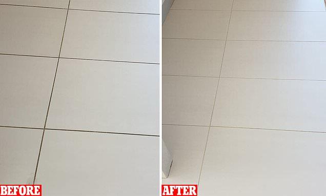 Mum reveals the products she used to make her grout look like new 