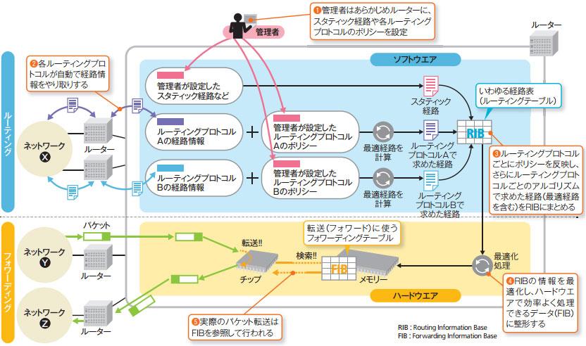 Uncovering the mechanism of routing protocols that automatically determine the optimal route