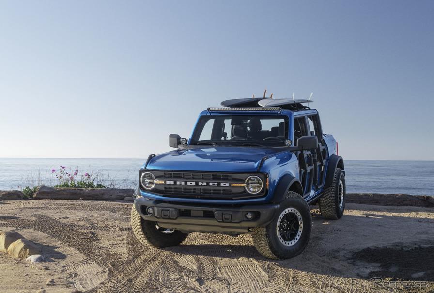 フォード ブロンコ 新型をカスタム、ドアとルーフを取り外し…米国西海岸の楽しさを表現
