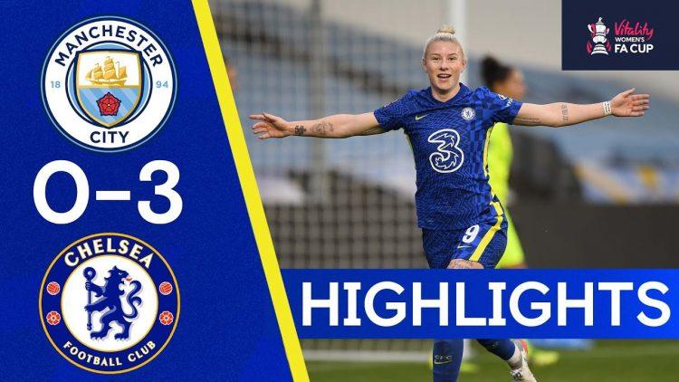 Manchester City 0-3 Chelsea: Blues into Women's FA Cup final 