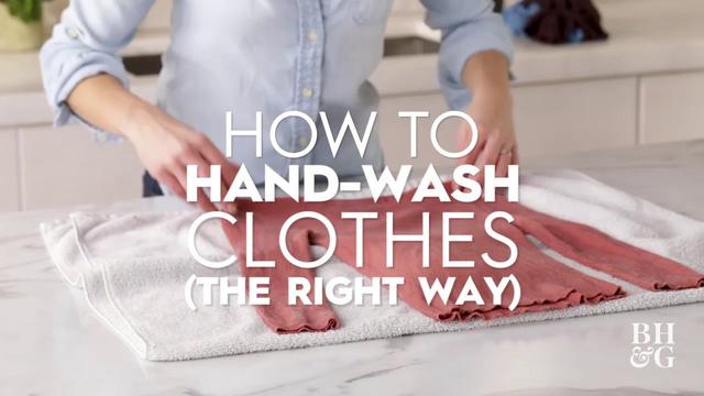 How to Handwash Your Clothes