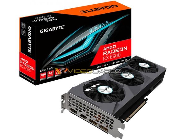 Gigabyte Radeon RX 6600 Eagle Non-XT Graphics Card Leaks Out, Features 8 GB GDDR6 Memory & Navi 23 GPU