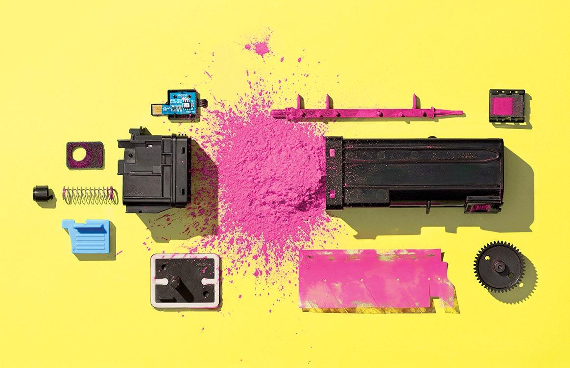 Inside Laser Printer Toner: Wax, Static, Lots of Plastic