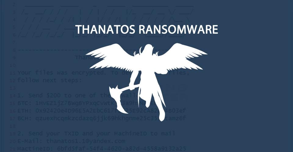 Thanatos Ransomware Is First to Use Bitcoin Cash. Messes Up Encryption
