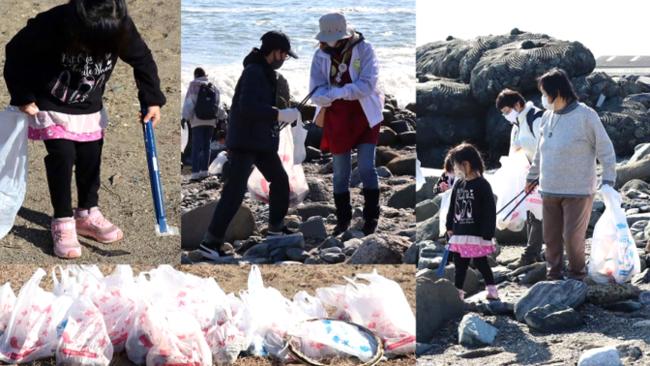 いばらきコープ50周年記念　ブロック企画『海ごみってなんだろう？』を開催　子供たちと一緒に茨城・会瀬海岸のごみ拾いと、海洋ごみのお話 