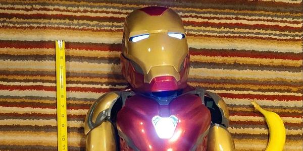 www.cbr.com Iron Man Fan Builds Mark 85 Armor for Toddler