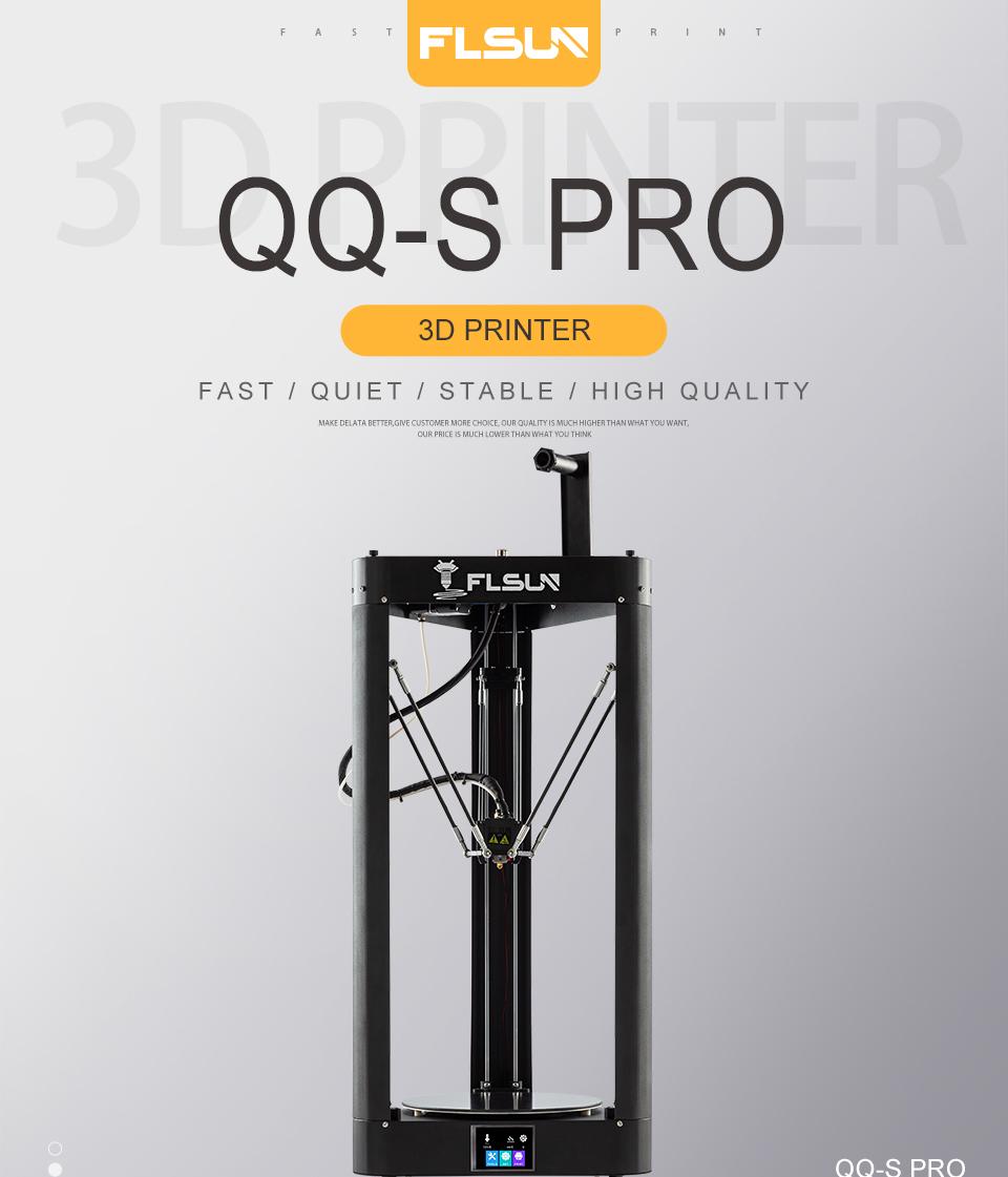 Get FLSUN QQ-S-Pro Delta 3D Printer at €251.41 From TOMTOP in Flash Sale
