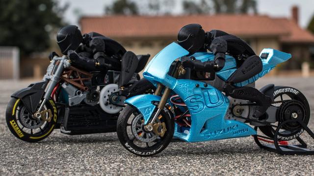 You Can 3D Print Your Own RC Motorbikes