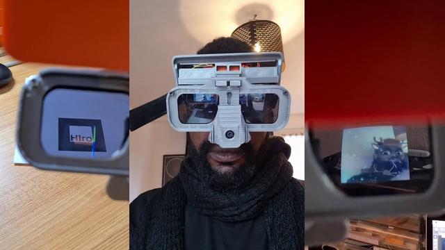Can you build your own low-cost augmented reality glasses? 