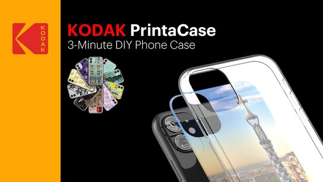 Personalise your phone case with this KODAK PrintaCase Printer 