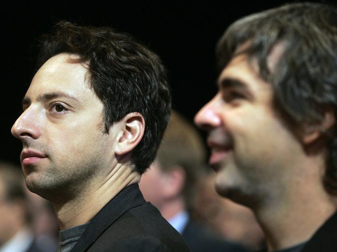Google co-founders Larry Page and Sergey Brin are now worth more than 0B each 
