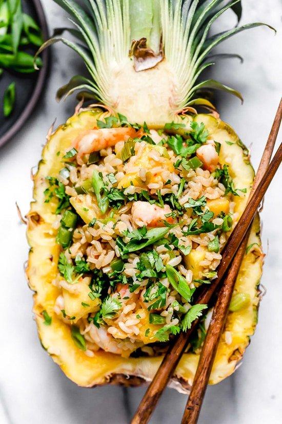 Pineapple Shrimp Fried Rice Recipe 
