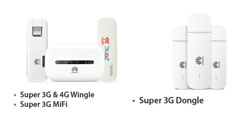 Zong 3G/4G Internet Device Packages: Dongles, Wingles & MiFi 2019 
