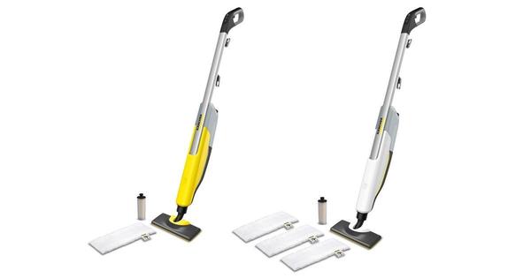The first steam mop-compact, easy to use and clean in narrow areas