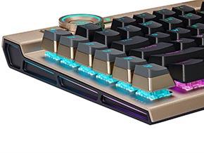  CORSAIR、光学スイッチ採用ゲーミングキーボード「K100 RGB OPX」にゴールド塗装の限定モデル　極少数生産