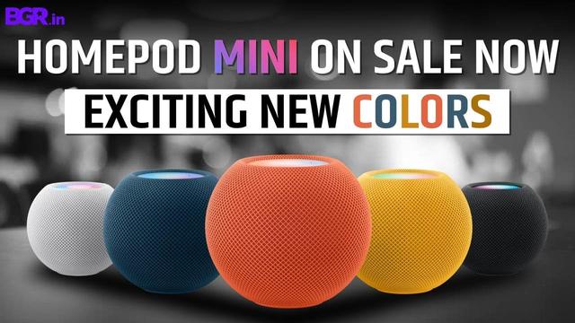HomePod mini is available in bold new colors starting today 