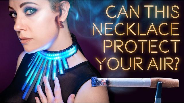 Breathe Easy With This LED Air Sensor Necklace 