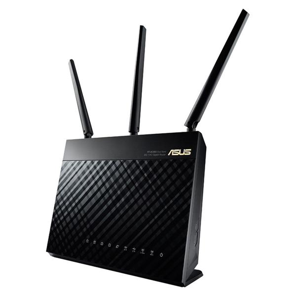  ASUS、1300Mbpsの11ac Draft版無線LANルーター「RT-AC68U」