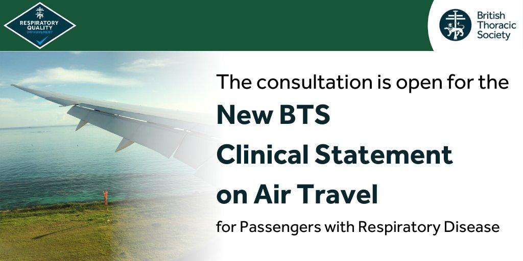 BTS Clinical Statement on air travel for passengers with respiratory disease | Thorax 