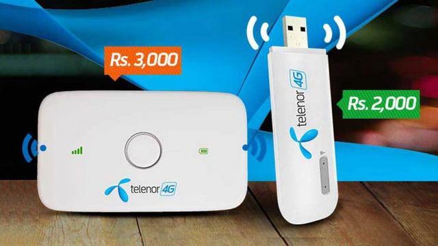 Telenor 3G/4G Device Packages: Dongles, Wingles & MiFi 2019