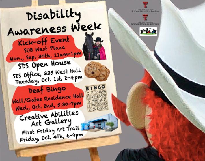 Office of Student Accessibility Hosts Disability Awareness Week