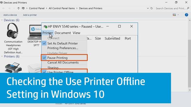 Setup And Fix HP Printer Offline Issue 