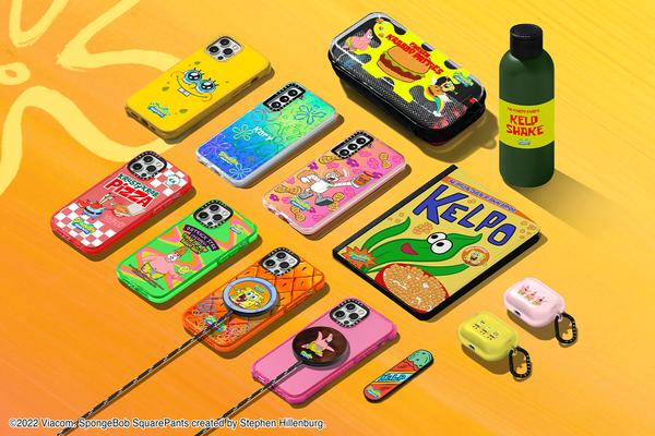 スポンジ・ボブやビキニタウンに住む仲間たちを描いた、「SpongeBob x CASETiFY」コレクションが新発売