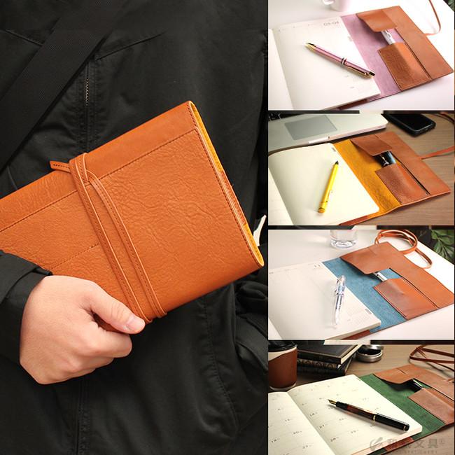 [friendly stationery] wrapped around the rope, the time to untie is also very lovely. The "leather cover you want to touch", which prefers notepad, was born!
