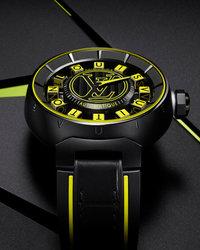 [Louis Vuitton] New high watch "Tambour Spin Time Air Quantum" that lights up on demand is born