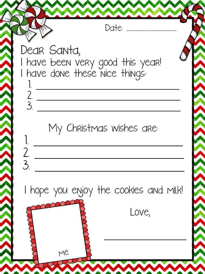Letters to Santa from ECS third graders