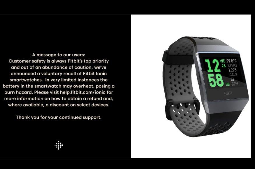 Fitbit Ionic recall UK: Why Fitbit Ionic smartwatches have been recalled and how Ionic users can get a refund 