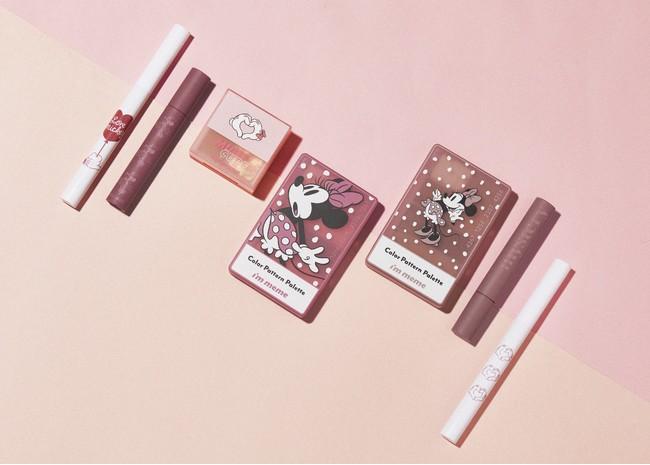 Perfect for spring makeup!The collaboration cosmetic between Minnie and "I 'M MEME" is super cute