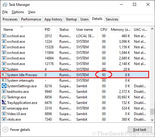 CPU usage high even on idle; when I open Task Manager utilization immediately dr 