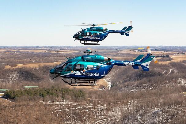 Metro delivers new EC145e to Flight for Life 