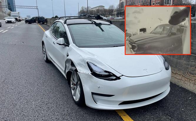 Tesla Model 3 on Autopilot was an absolute unit during crash with Ford Explorer