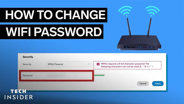 How to change your router password 