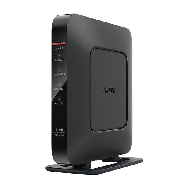  バッファロー、IPv6に対応した無線LANルーターのエントリーモデル「WSR-1166DHP4」