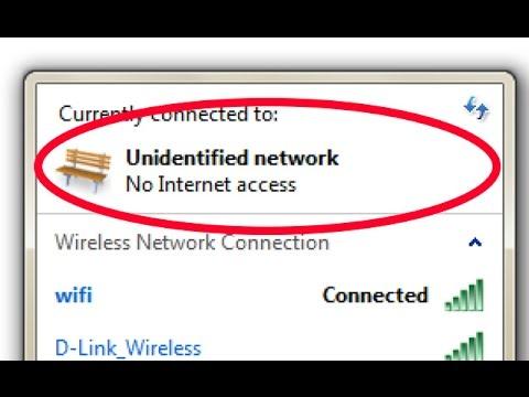 How to Fix Unidentified Network And No Internet Access (Windows) 