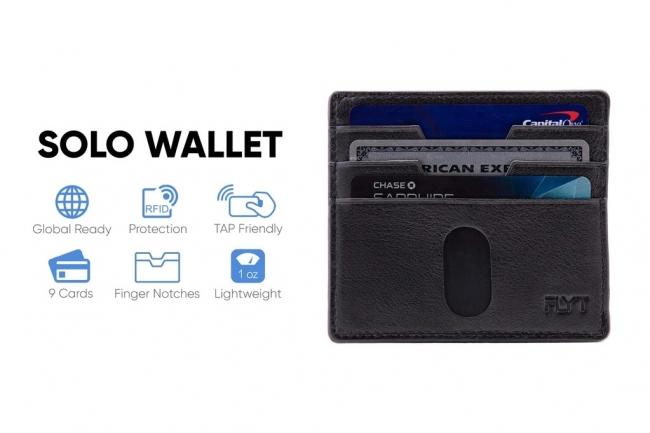 〈ミニマリストを応援！〉「SOLO WALLET」スキミング防止（RFID保護）機能搭載の本革スリム財布の販売を開始