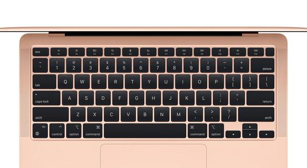 M1搭載MacBook Air、キーボードの輝度調整キーが廃止 