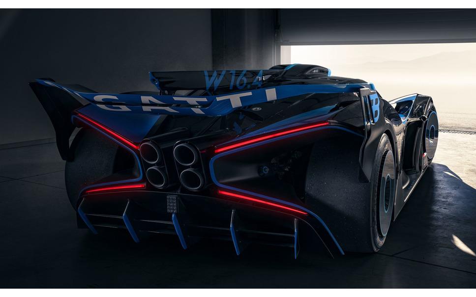 Bugatti's 1850 horsepower hypercar "Boled", a new photo released ... CEO "Severe in a shell"