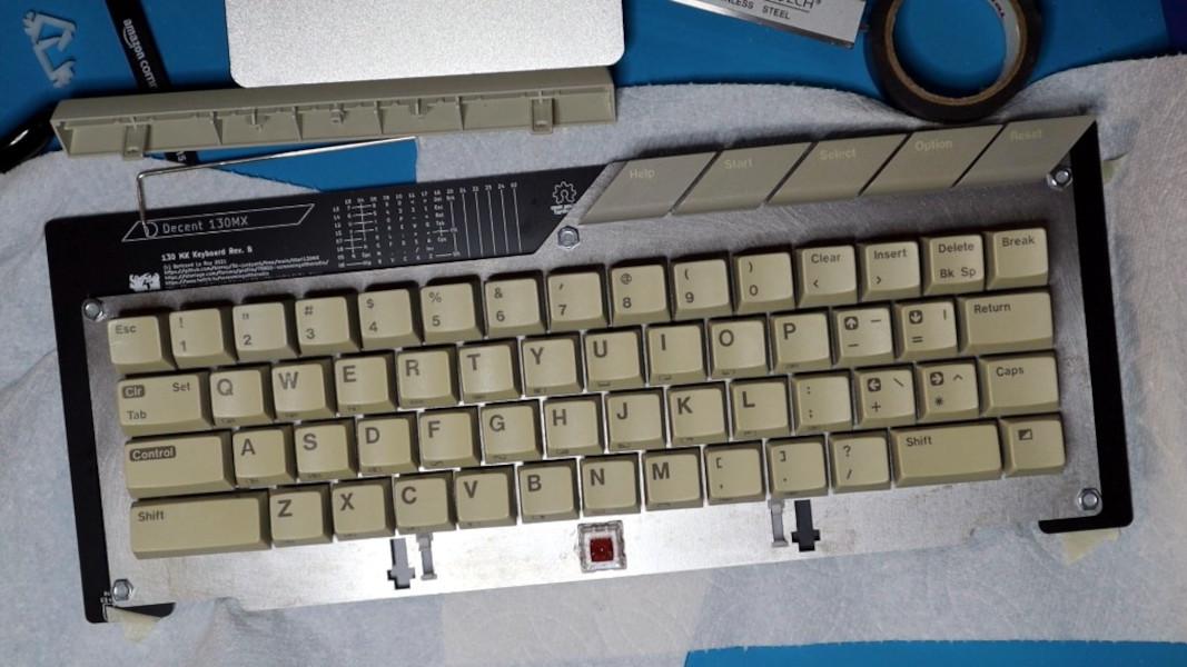 Atari 130XE Keyboard Now Goes Clack