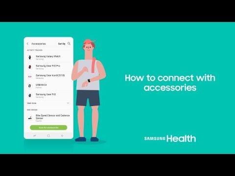 How to connect an accessory to Samsung Health 